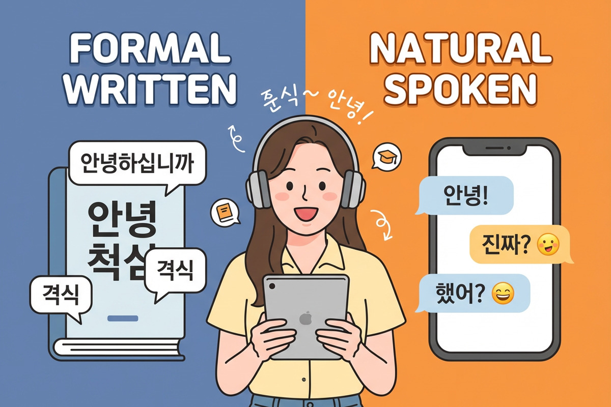 Want to Sound Natural in Korean? Written Words to Avoid in Speech