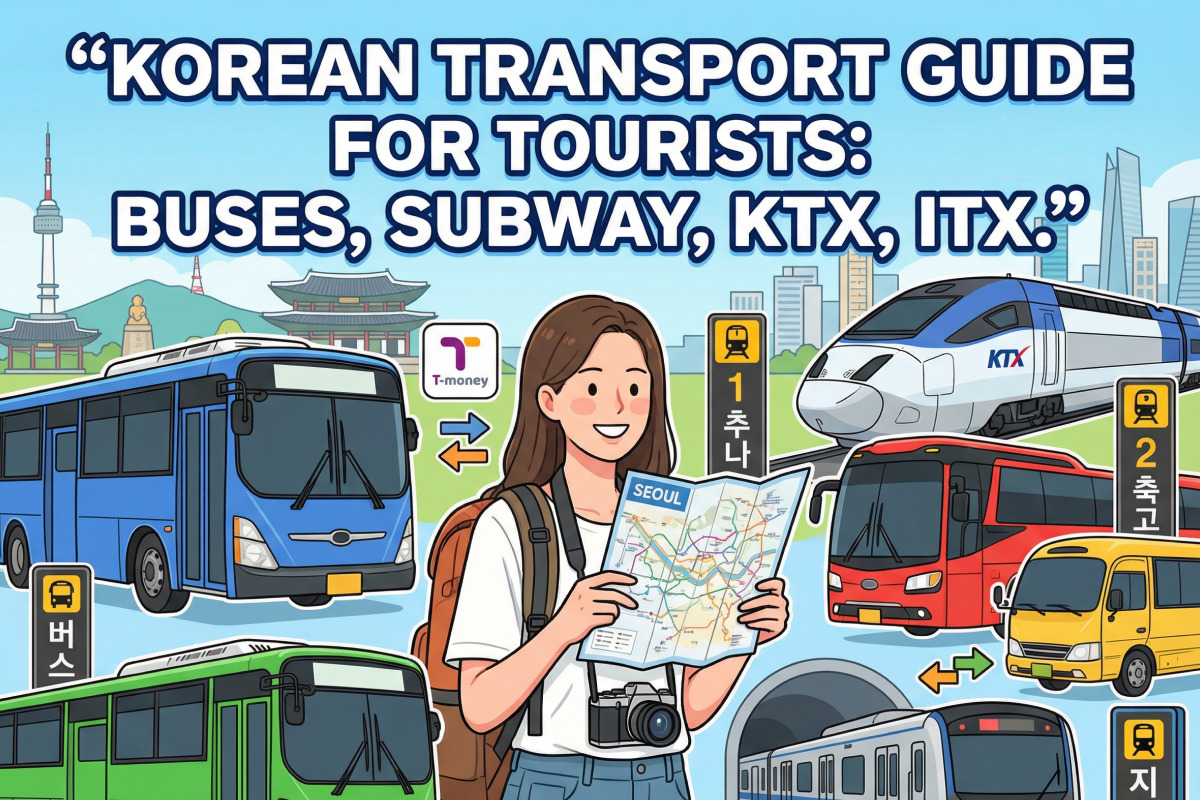 Korean Transport Guide for Tourists: Buses, Subway, KTX, ITX