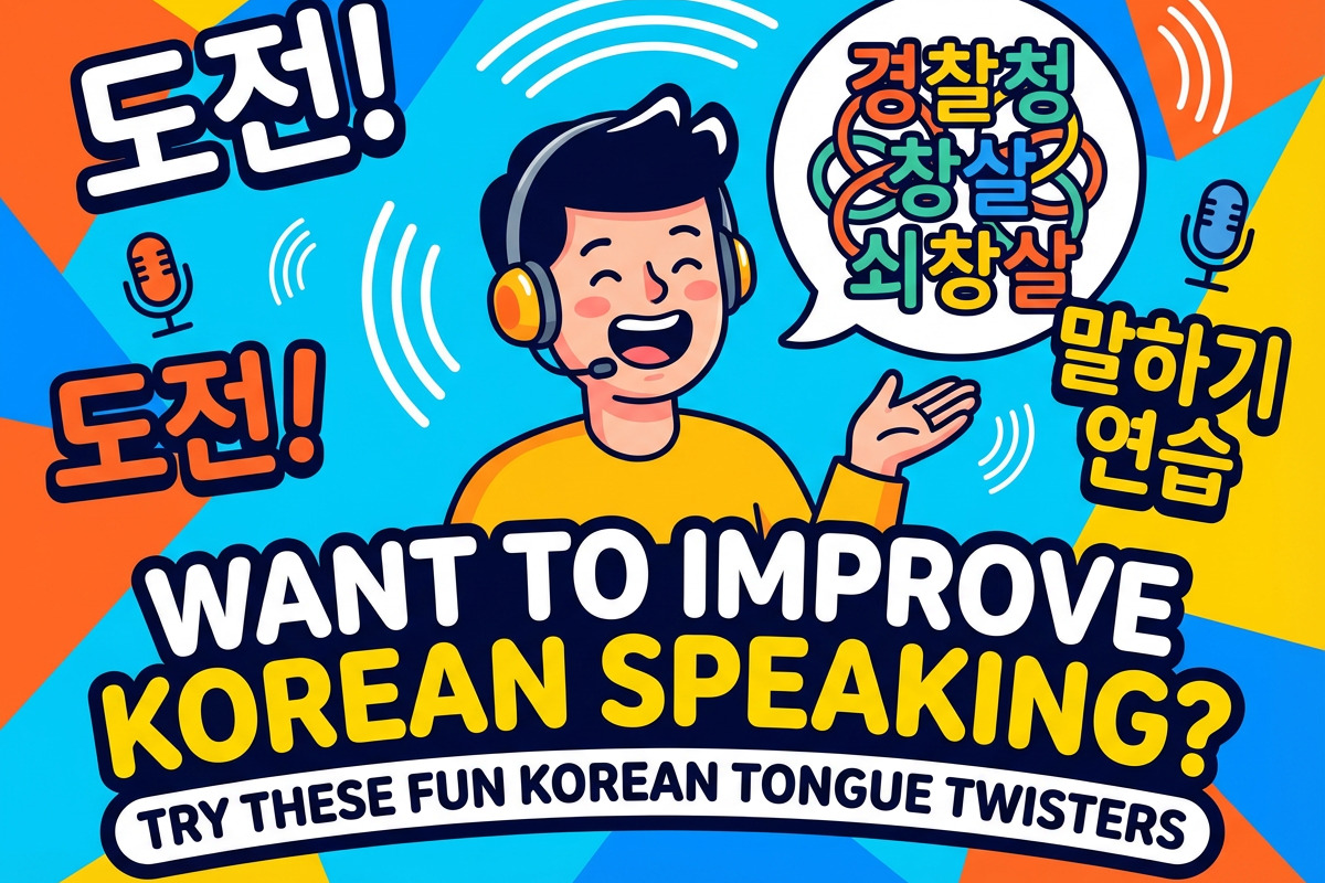 Want to Improve Korean Speaking? Try These Fun Korean Tongue Twisters