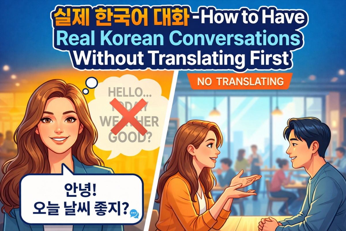 How to Have Real Korean Conversations Without Translating First