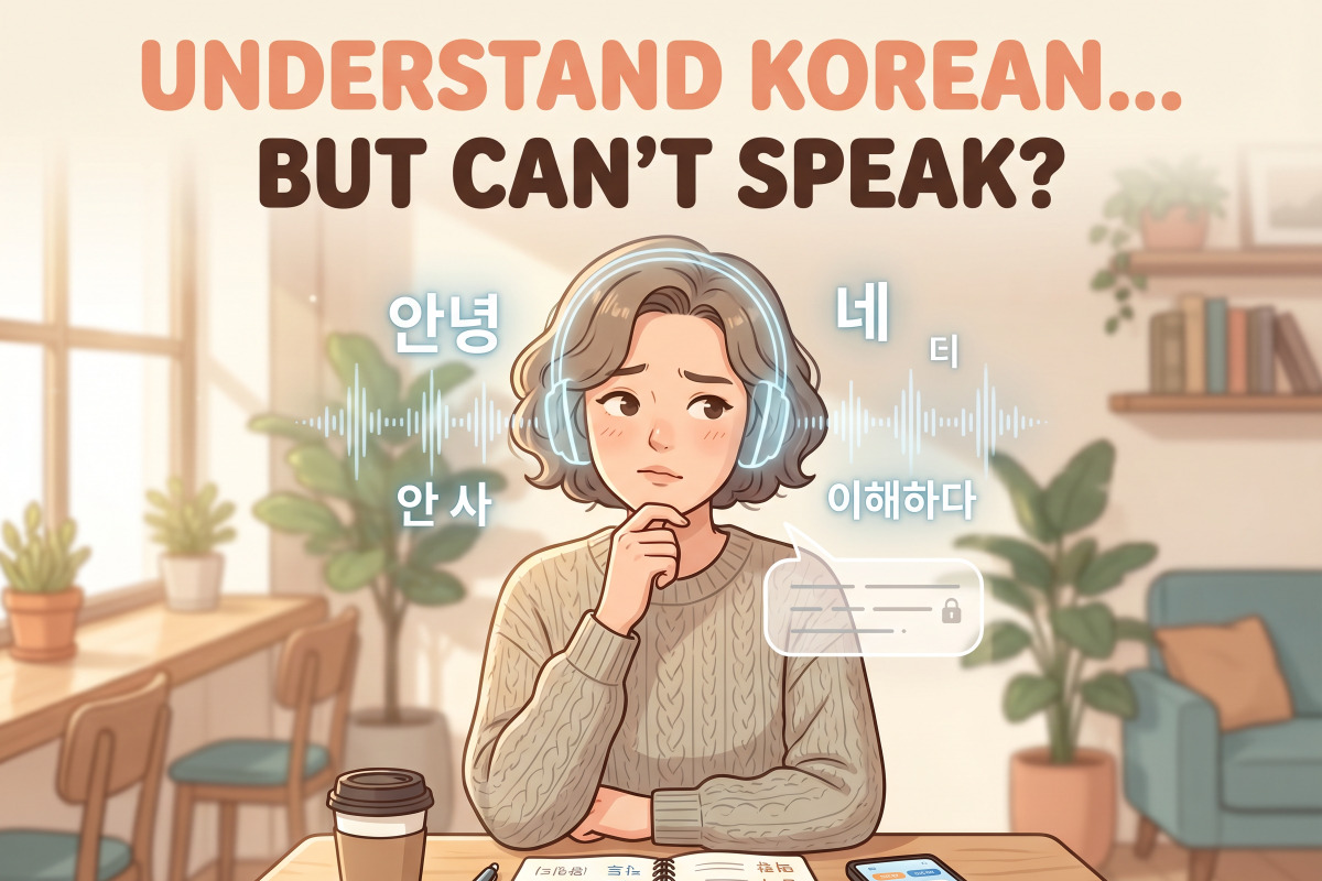 Why You Understand Korean but Can’t Speak It Yet