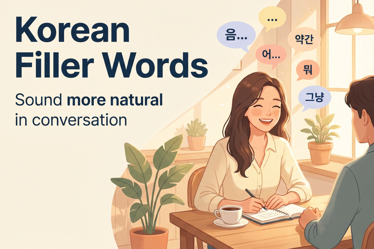 Korean Filler Words: Tips on Sound ing Natural in Real Conversations