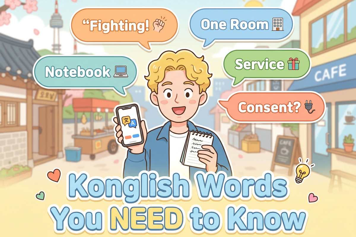 Your Guide to Konglish Words Foreigners Need to Know in Korea