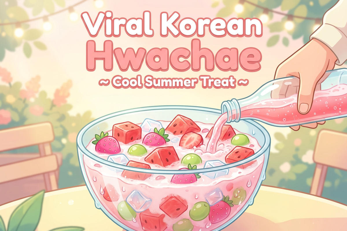 Viral Korean Hwachae Recipe for a Cool Summer Treat