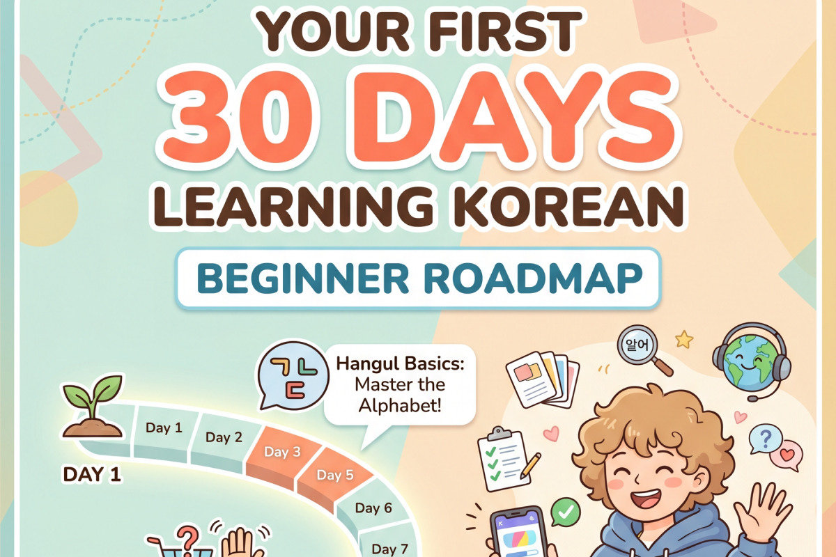 Your First 30 Days Learning Korean: Beginner Roadmap