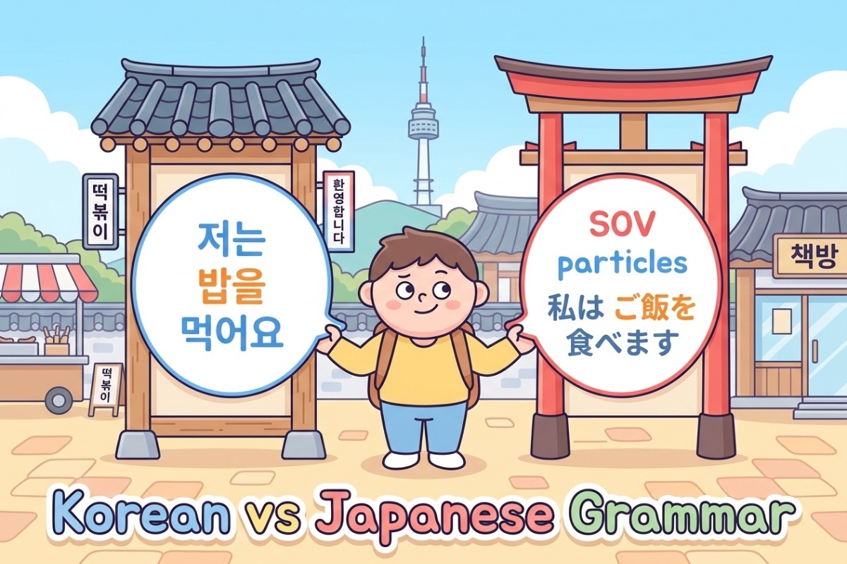 Korean vs Japanese Grammar: Key Differences Explained